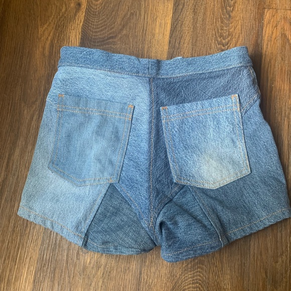 EB denim lace up shorts - Picture 4 of 7